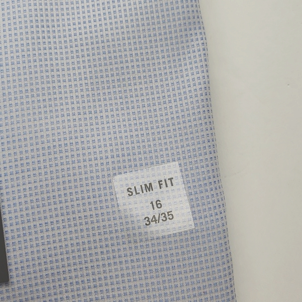 NWT Calvin Klein infinite non iron men's dress shirt slim fit 16 sleeve 34/35 - Picture 3 of 6